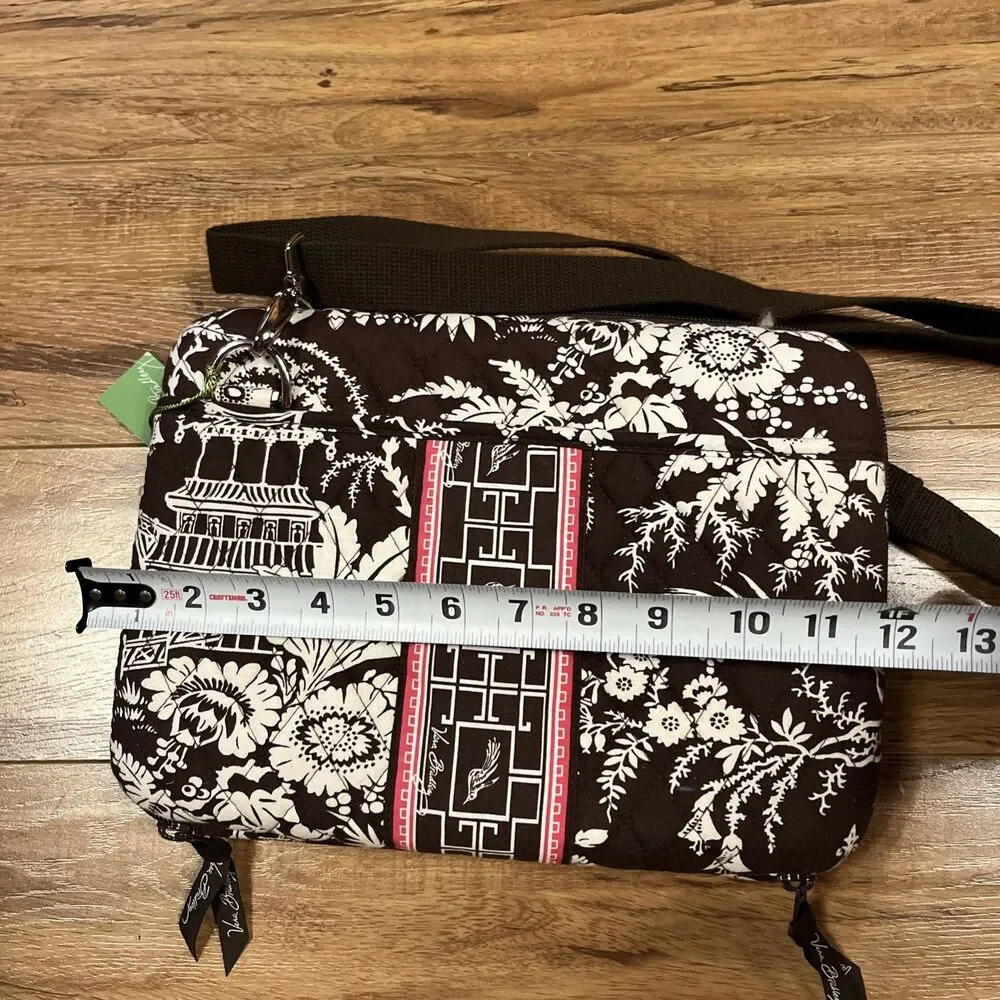 VERA BRADLEY Mini Laptop Hard Case with Shoulder Strap - Imperial Toile NWT NEW